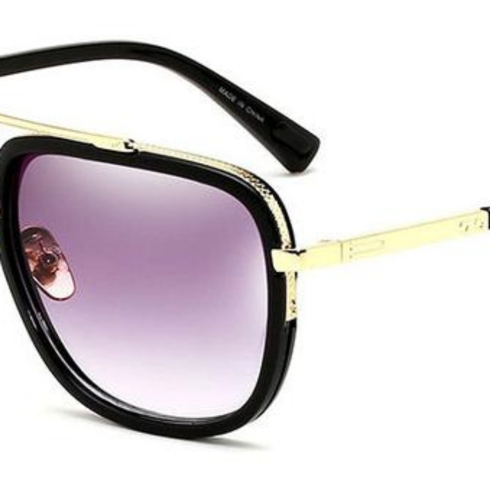 Classic Square Aviator Sunglasses Hannaberries.com